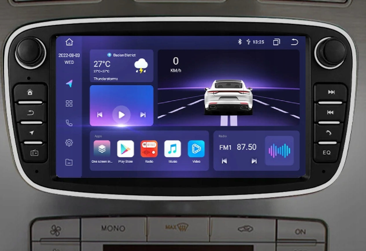 ANDROID RADIO NAVIGATION FOR FORD CONNECT FOCUS S-MAX GALAXY MK4 128GB Brand Smart Radio Car