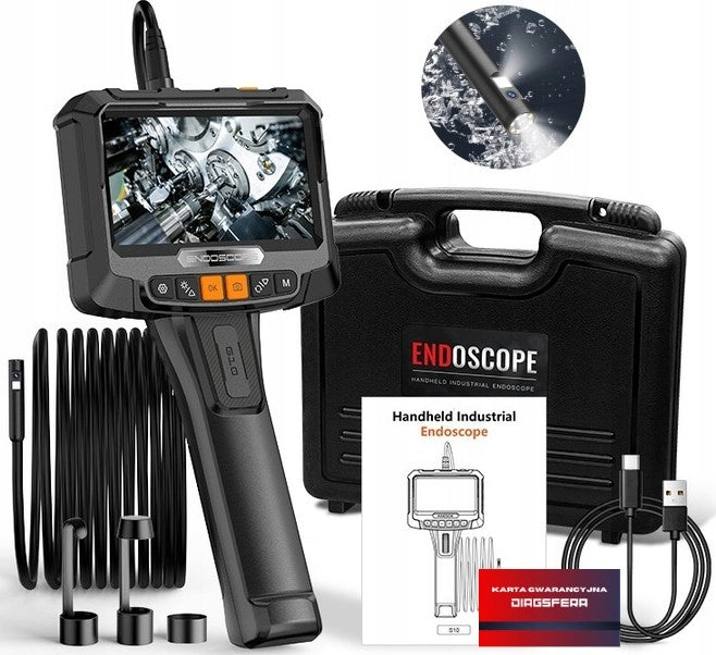 ANESOK G10 Endoscope Inspection Camera 2xFull HD, 5M, 7LED, Diameter 5,5MM