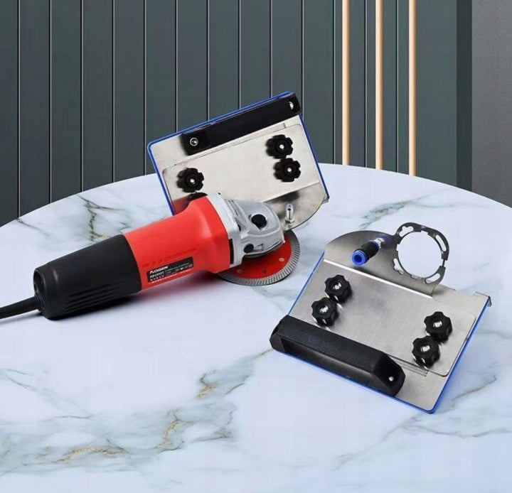 ANGLE ATTACHMENT FOR CHAMFERING STONEWARE TILES AT AN ANGLE OF 45 DEGREES SLIDER Product weight with unit packaging 2 kg