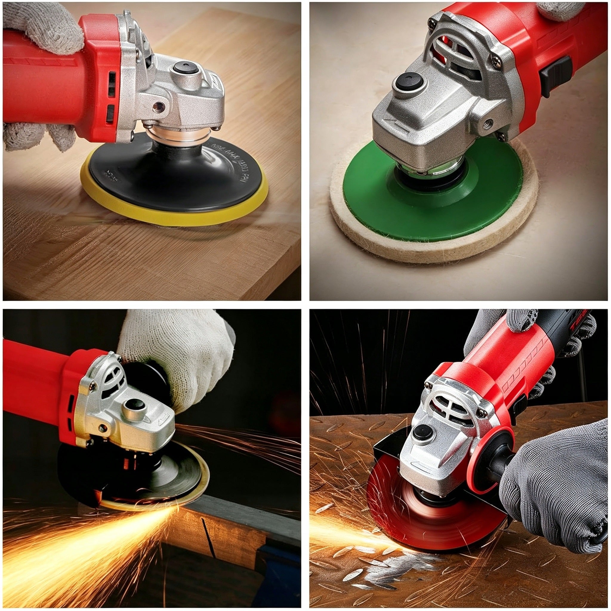 ANGLE GRINDER 125MM 1000W WITH 15xDisc CUT-OFF TOOL Manufacturer code T-8108-DPJ