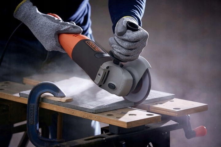 ANGLE GRINDER 125MM WITH COVER 1200W KG1202K-QS BLACK+DECKER Brand Black+Decker
