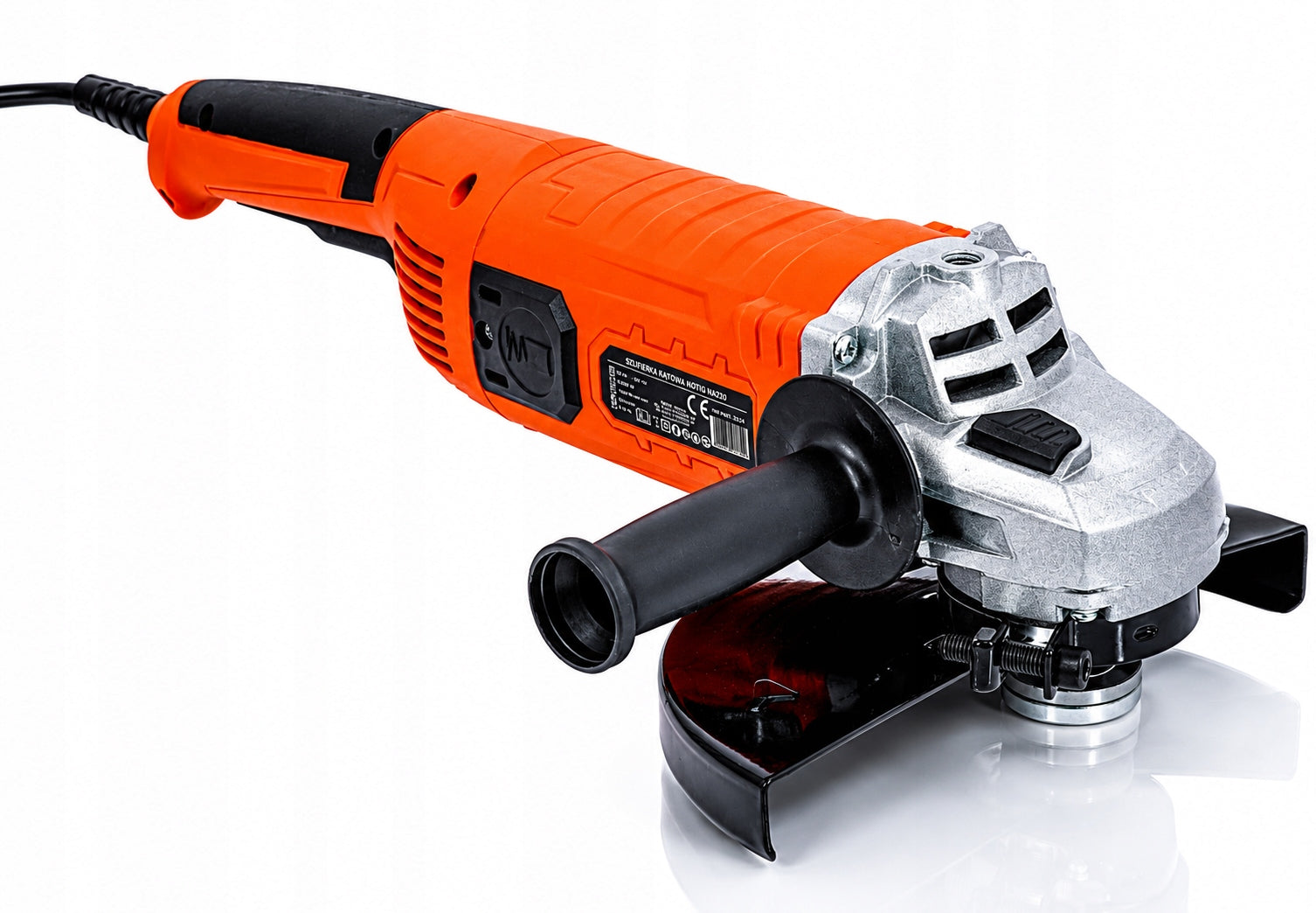 ANGLE GRINDER 230MM DIAX ANGLE LARGE STRONG FREE START 2300W Brand Notig Tools