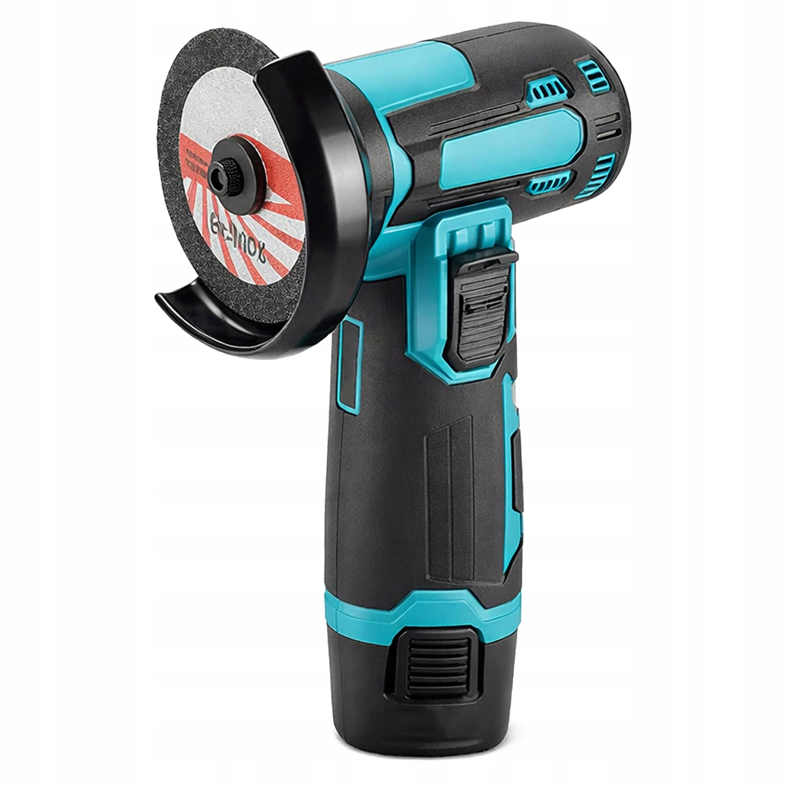 ANGLE GRINDER BATTERY RUBBER BAND 900W 12V 19500 RPM 2x AKU 7x DISC