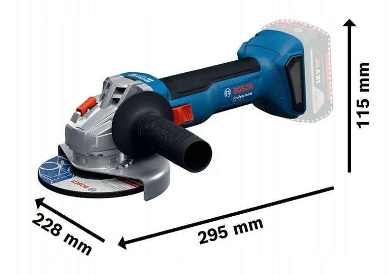 ANGLE GRINDER BOSCH Professional GWS 18V-8 125mm 18V BRUSHLESS SOLO Brand Bosch