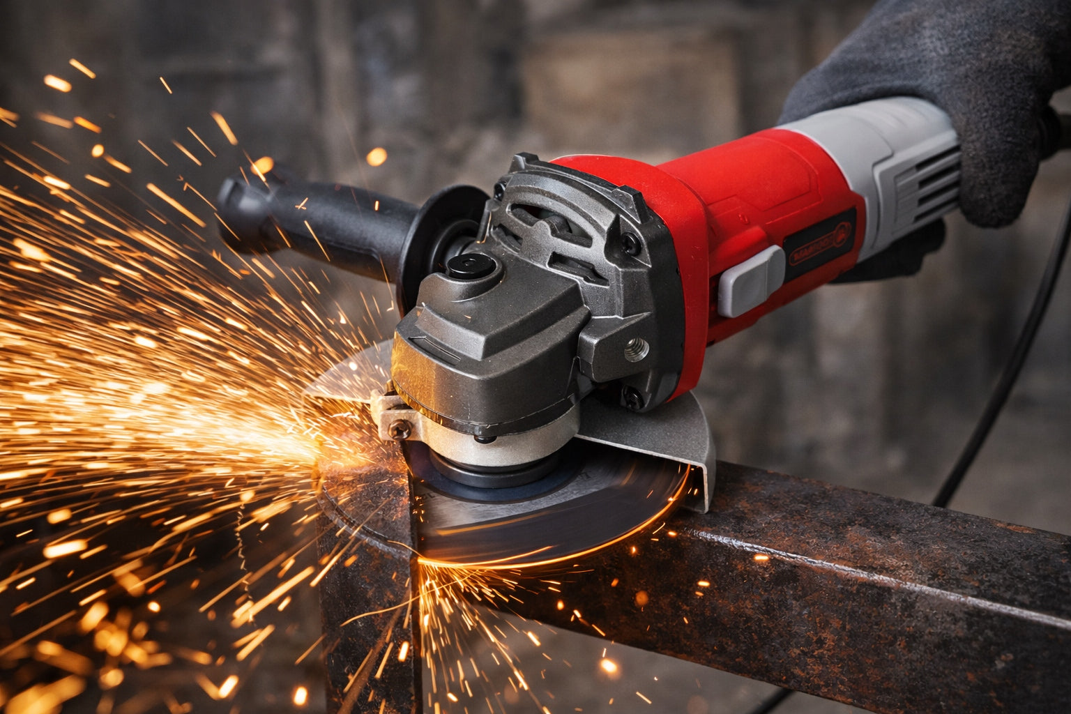 ANGLE GRINDER Bearfoot 1700 W 125 mm Network Rotation Adjustment 230V Manufacturer code WQ1700 TOLMAXI