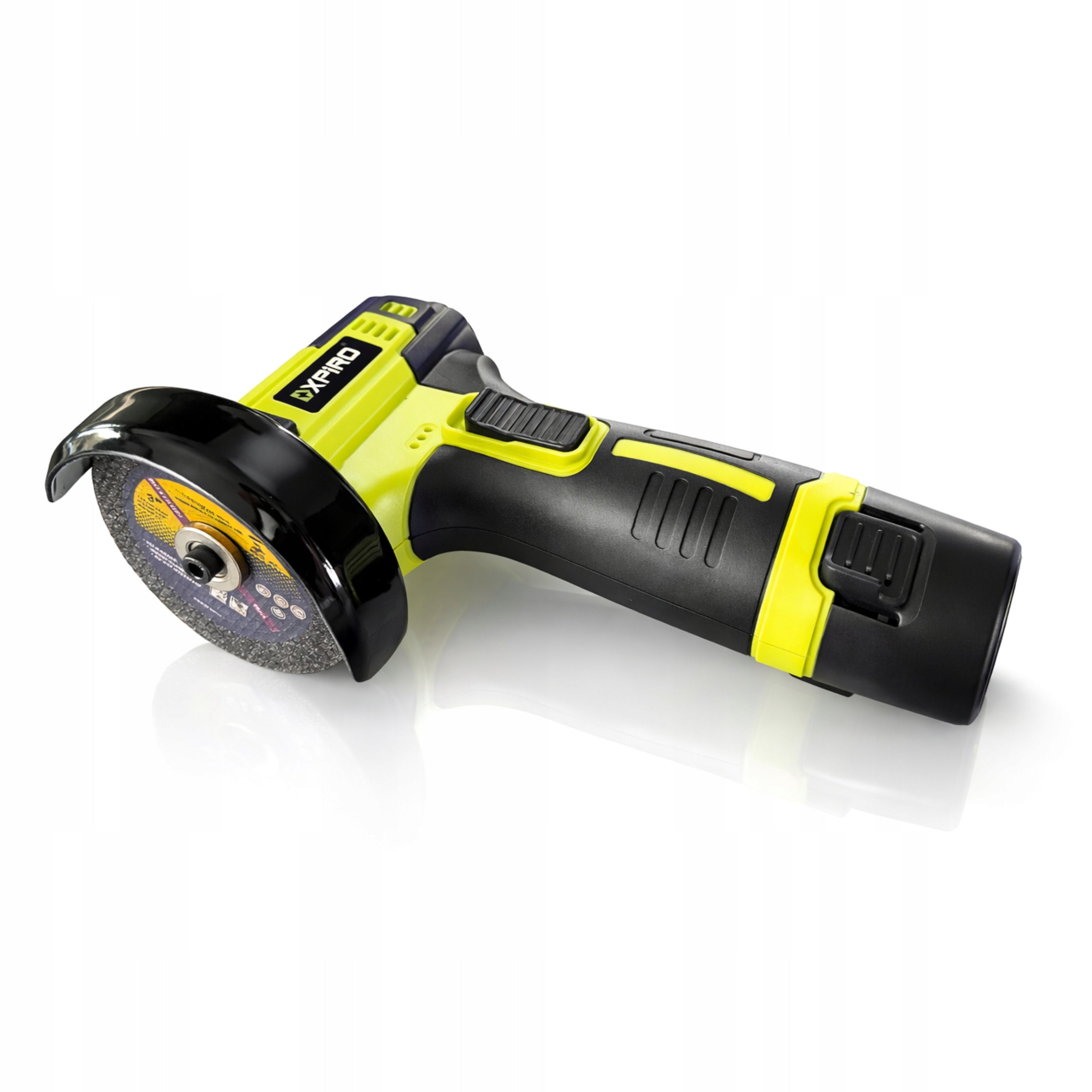 ANGLE GRINDER CORDLESS BRUSH MINI RUBBER 2xAKU 3xFLEX DISC Manufacturer code Mini Szlifierka 19500 rpm 12V 2x AKU Mocna