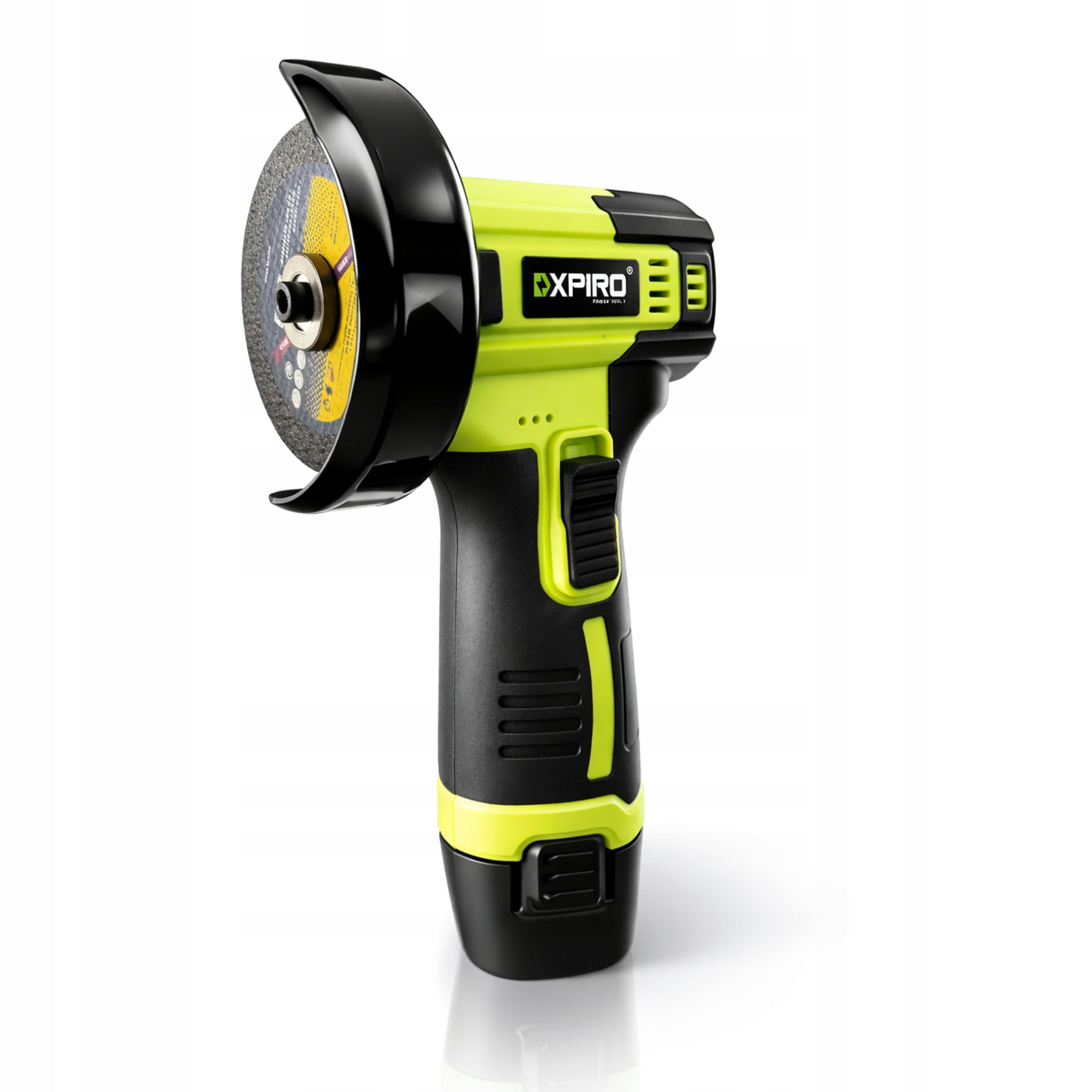 ANGLE GRINDER CORDLESS BRUSH MINI RUBBER 2xAKU 3xFLEX DISC Packaging status original