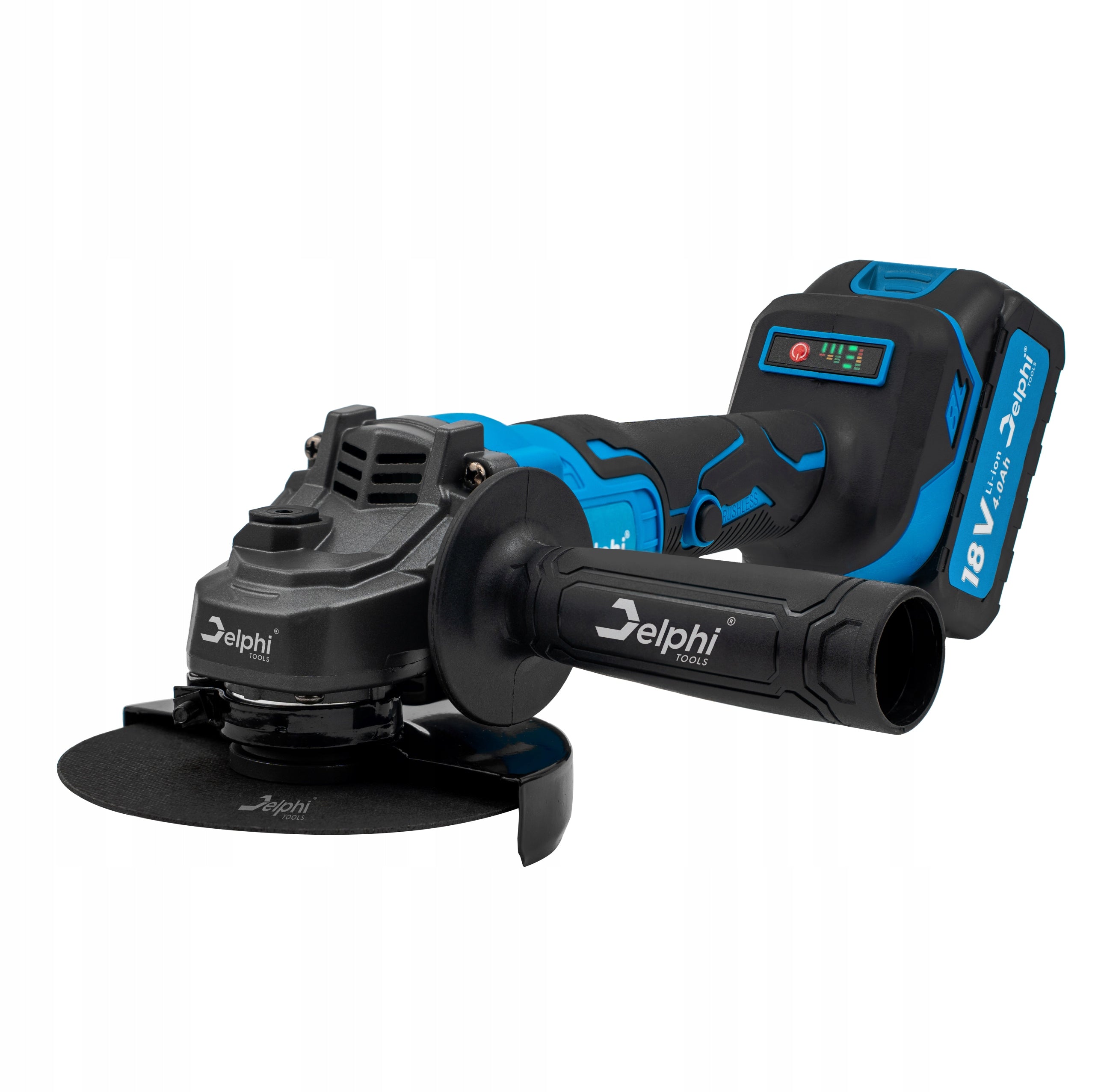 ANGLE GRINDER CORDLESS BRUSHLESS RUBBER ANGLE 1xAKU 4.0Ah Manufacturer code Gumówka na Baterie 18V do szlifowania 125 mm
