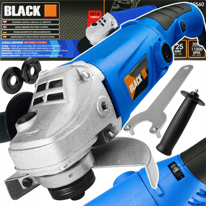 ANGLE GRINDER LONG LIGHT STRONG 900W 125mm ANGLE DIAX REG. ROTATION