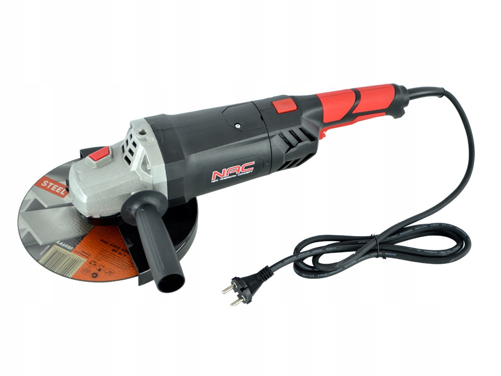 ANGLE GRINDER NAC 2400 IN DISC 230 MM ROTATING HANDLE GENTLE START Packaging status original