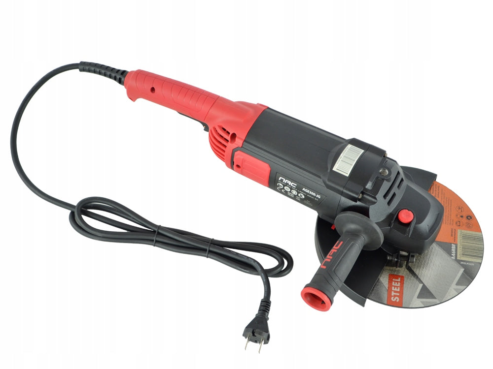 ANGLE GRINDER NAC POWERFUL POWER 3000 IN DISC 230 MM GENTLE START Brand NAC