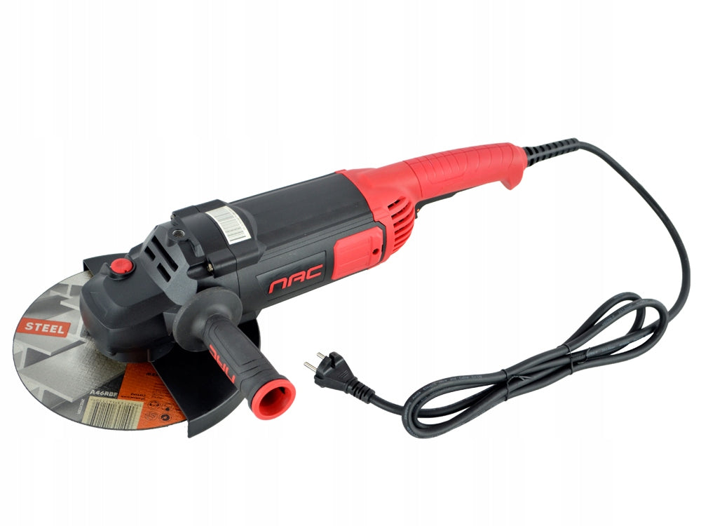 ANGLE GRINDER NAC POWERFUL POWER 3000 IN DISC 230 MM GENTLE START Packaging status original