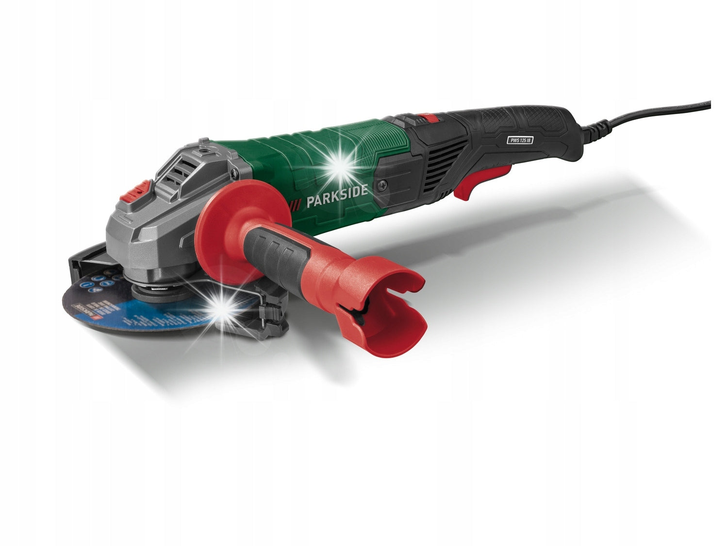 ANGLE GRINDER PARKSIDE 1200W 125mm PWS 125 I8 + DISC NEW MODEL