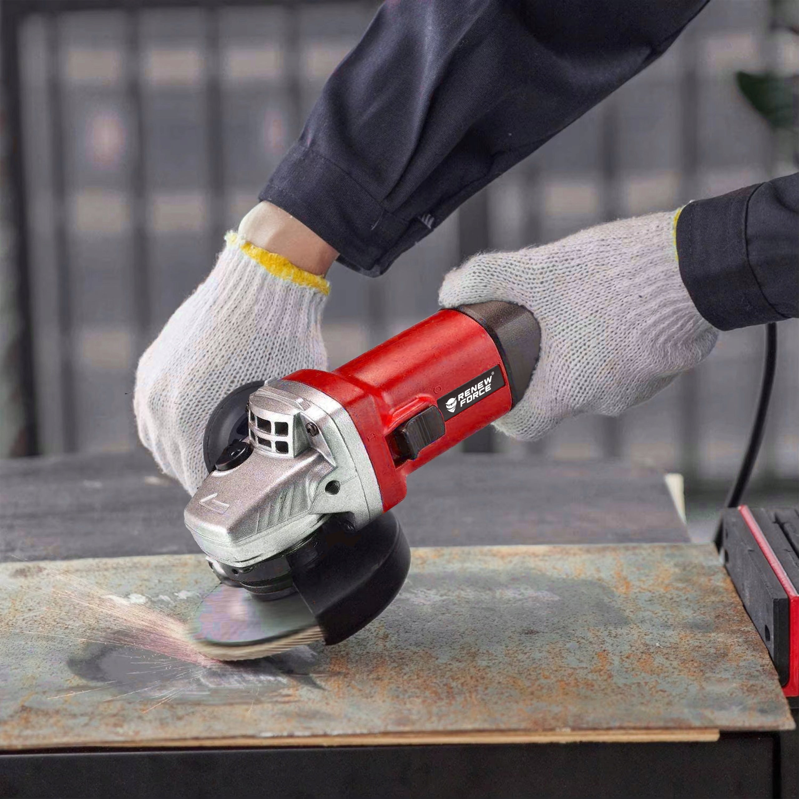 ANGLE GRINDER RUBBER ANGLE DIAX 1500W 125MM WITH ADJUSTABLE POWER + DISCS Manufacturer code Sieciowa Gumówka 125 mm Tarcza Do Szlifowania