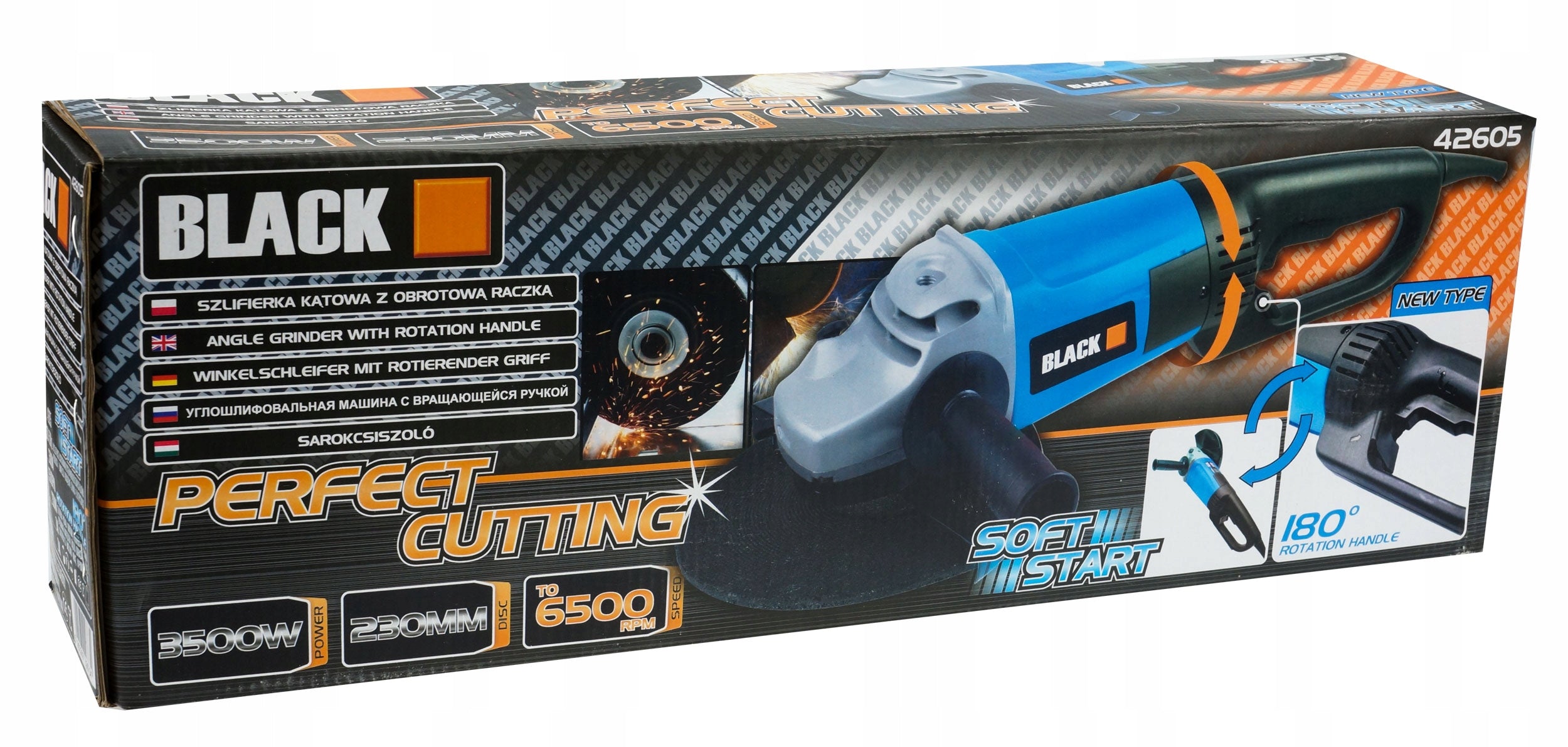 ANGLE GRINDER STRONG DIAX ANGLE 230MM ROTATING FREE ROZR LARGE CHAINRING Manufacturer code 42605