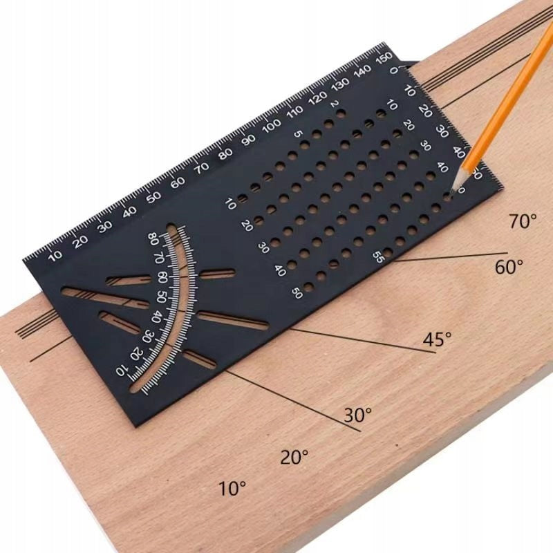 ANGLE JAPANESE CARPENTRY ALUMINUM 3D GAUGE STENCIL Material aluminum