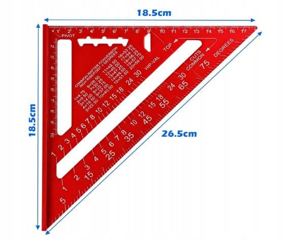 ANGLE MULTIFUNCTIONAL CARPENTRY ALUMINUM WITH FOOT Brand no brand