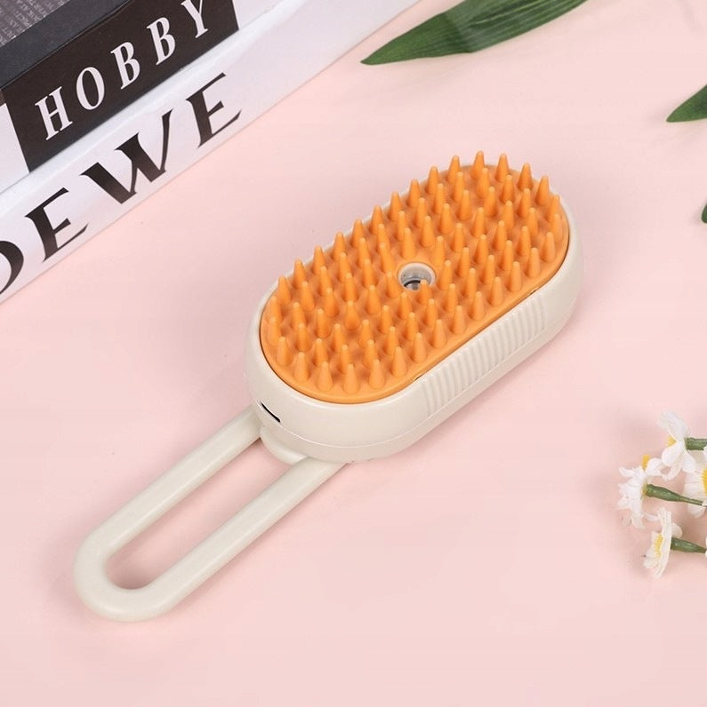 ANIMAL CAT DOG STEAM BRUSH ELECTRIC SELF-CLEANING FOR HAIR Packaging status original