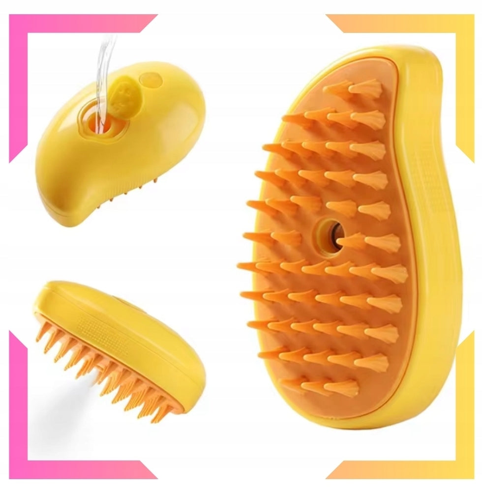 ANIMAL CAT STEAM BRUSH Interactive ELECTRIC MIST YELLOW Brand no brand