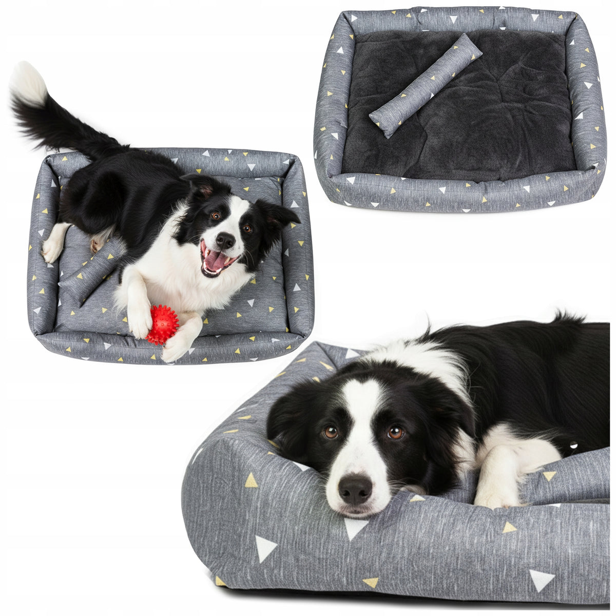 ANIMAL DOG PLAYPEN BED 90x70 BED SOFT LARGE BED PILLOW
