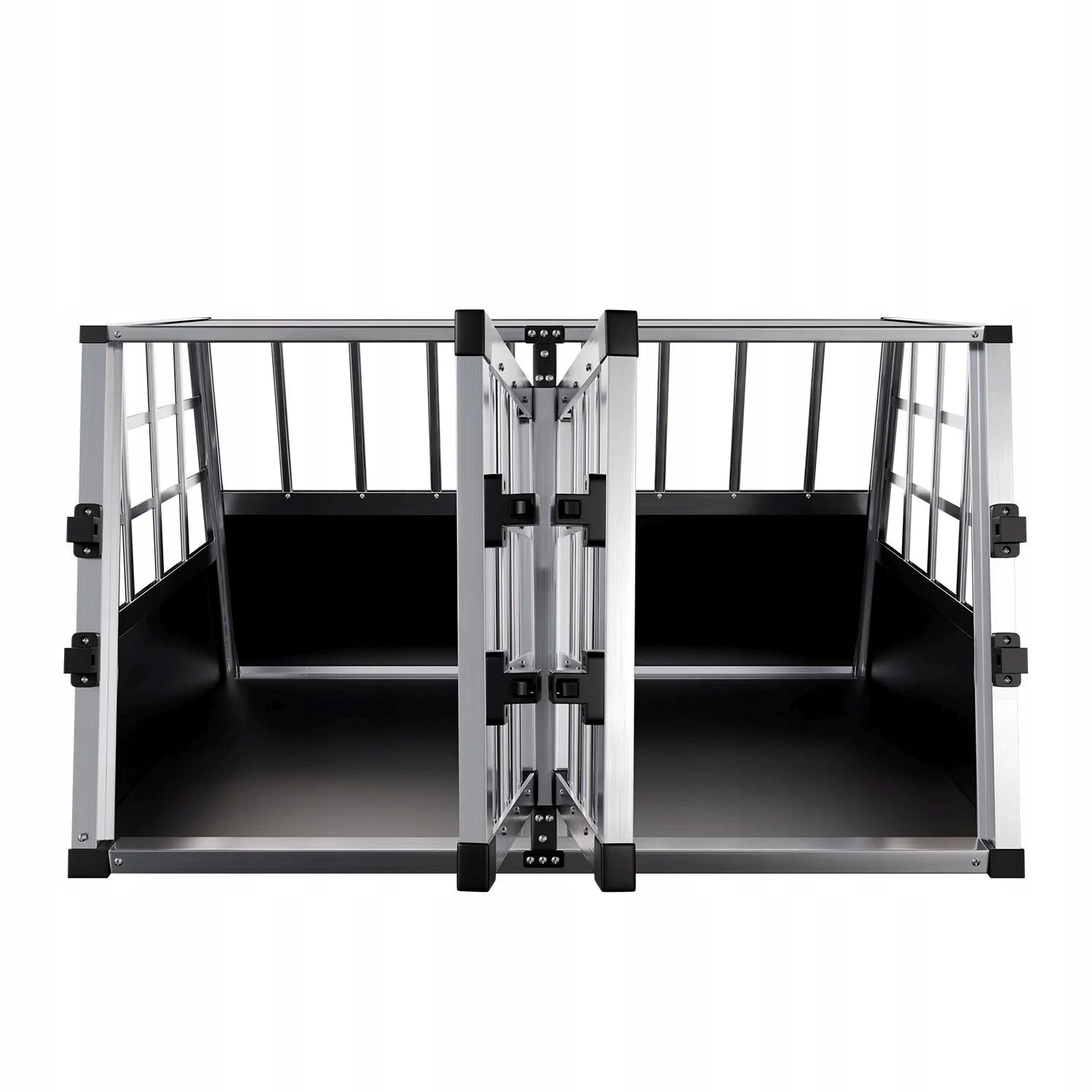 ANIMAL DOG TRANSPORTER ALUMINUM TRAVEL CAGE FOR CAR L-XL Product height 51 cm
