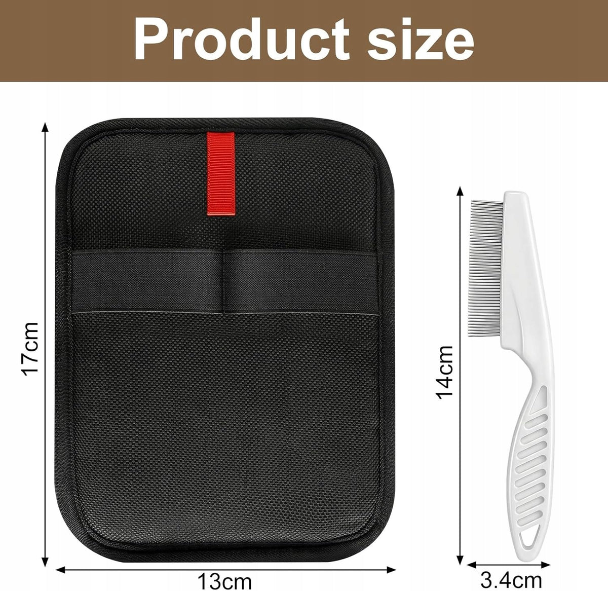 ANIMAL HAIR REMOVAL GLOVE 17X13 CM COMB Brand ANI