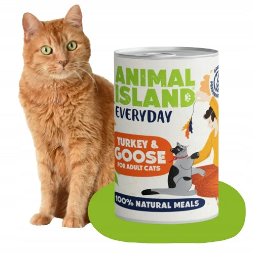 ANIMAL ISLAND Everyday Wet Cat Turkey Food 400g Brand Animal Island