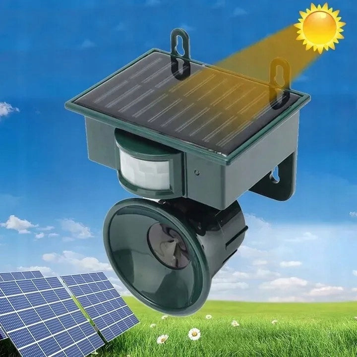 ANIMAL REPELLENT CAT BIRDS WILD MICE 10in1 + SOLAR BATTERY Product weight with unit packaging 0.9 kg