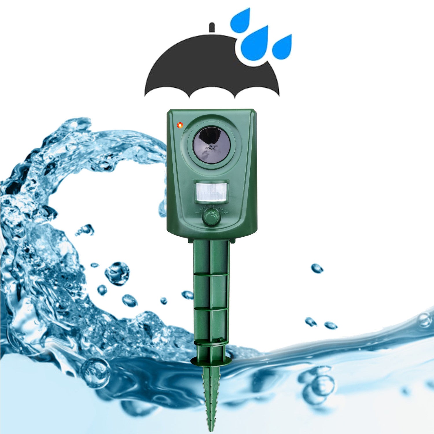 ANIMAL REPELLENT CATS WILD BOAR SAREN BIRDS ETC + MOTION Locator Batteries included no