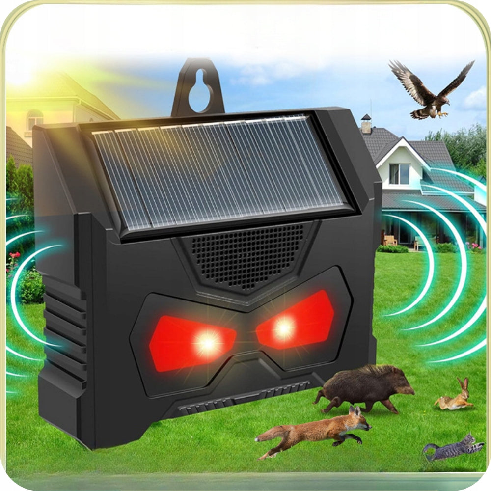 ANIMAL REPELLENT SOLAR WATERPROOF FOR MARTEN FOXES WILD DEER BIRDS Packaging status original
