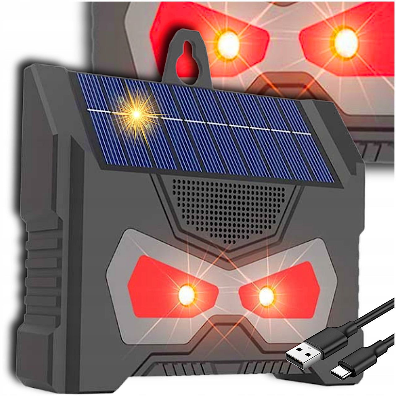 ANIMAL REPELLENT SOLAR WATERPROOF FOR MARTEN FOXES WILD DEER BIRDS