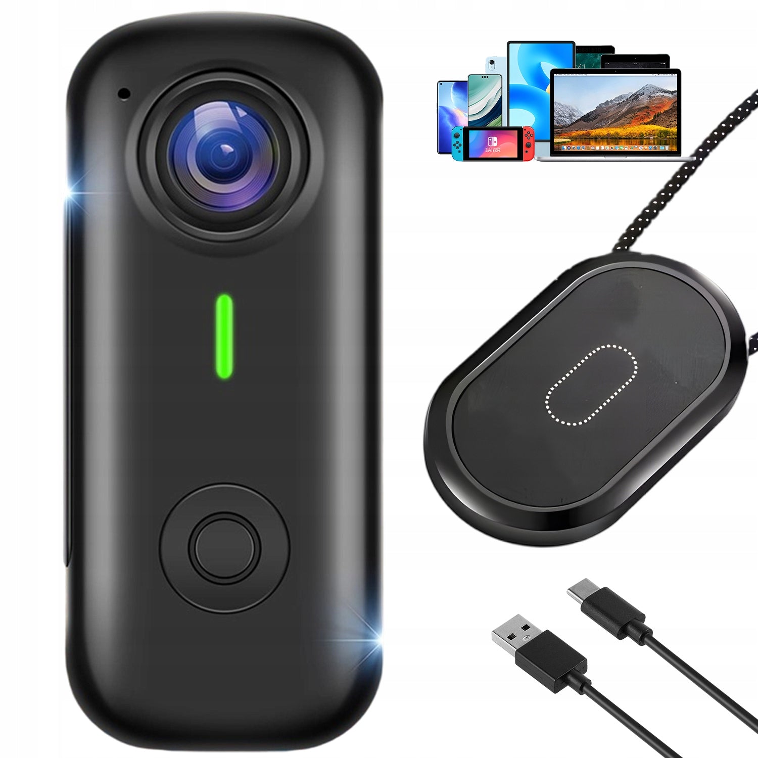 ANIMAL SPORTS CAMERA 1080P ANTI SHOCK WIFI MAGNETIC BLACK HD