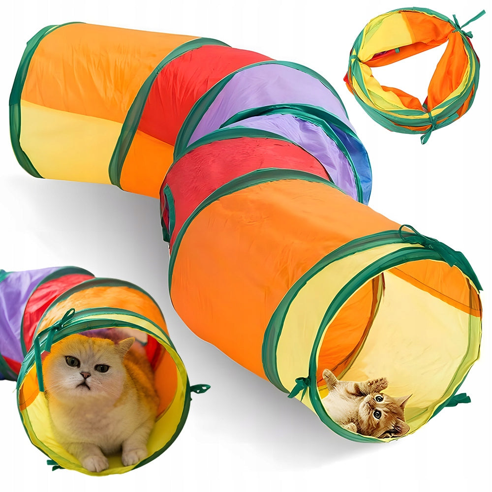 ANIMAL TUNNEL DURABLE WITH SPRING FRAME FOR DOG RABBIT CAT