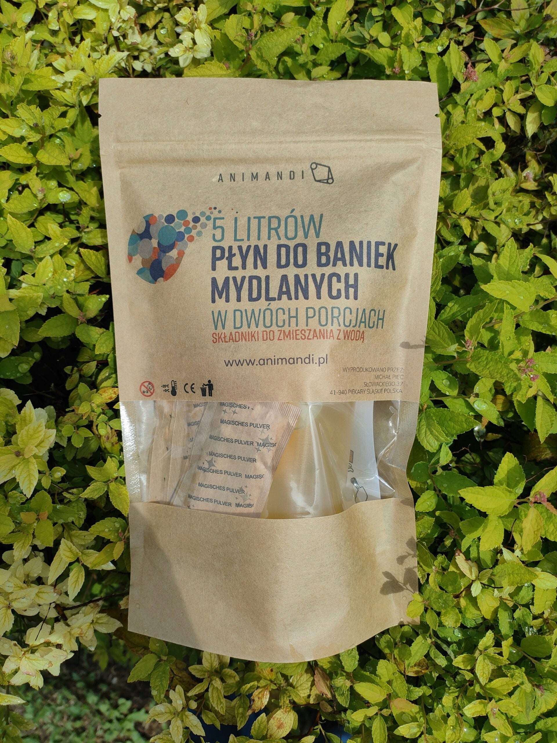 ANIMANDI Liquid for large soap bubbles 5liters