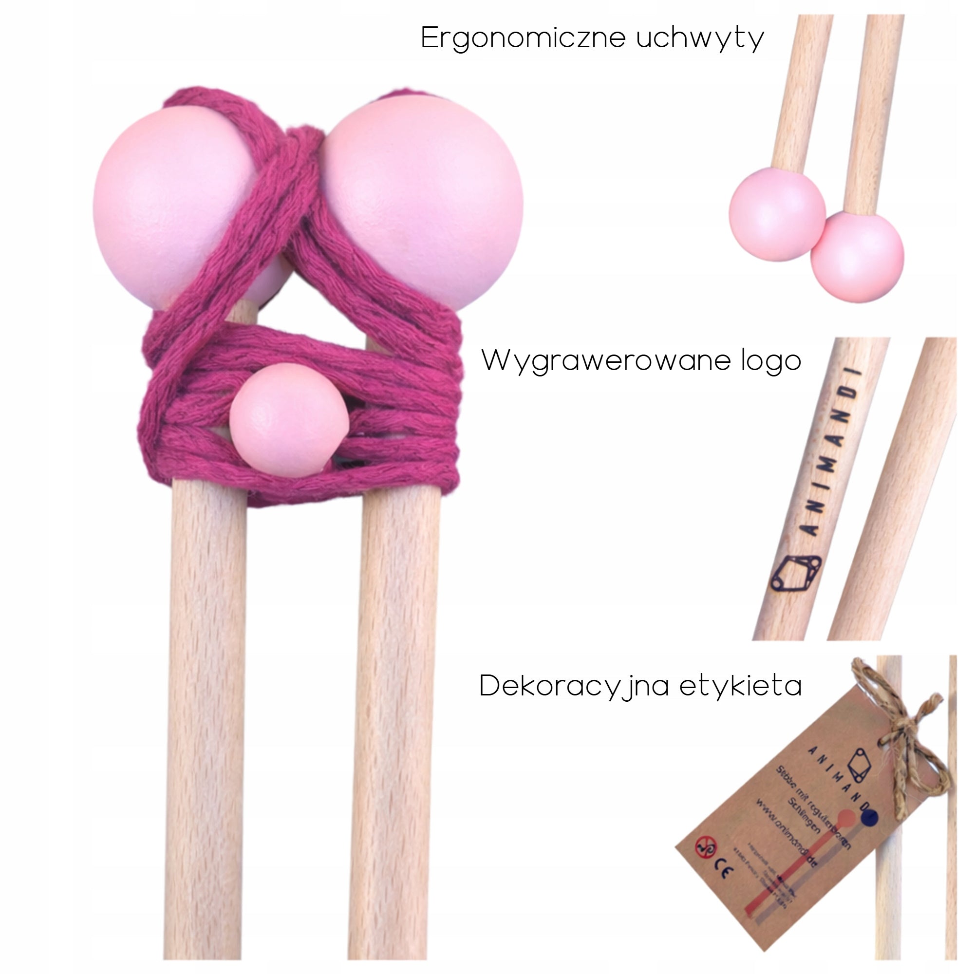 ANIMANDI Soap bubble sticks PREMIUM wood Manufacturer code KR