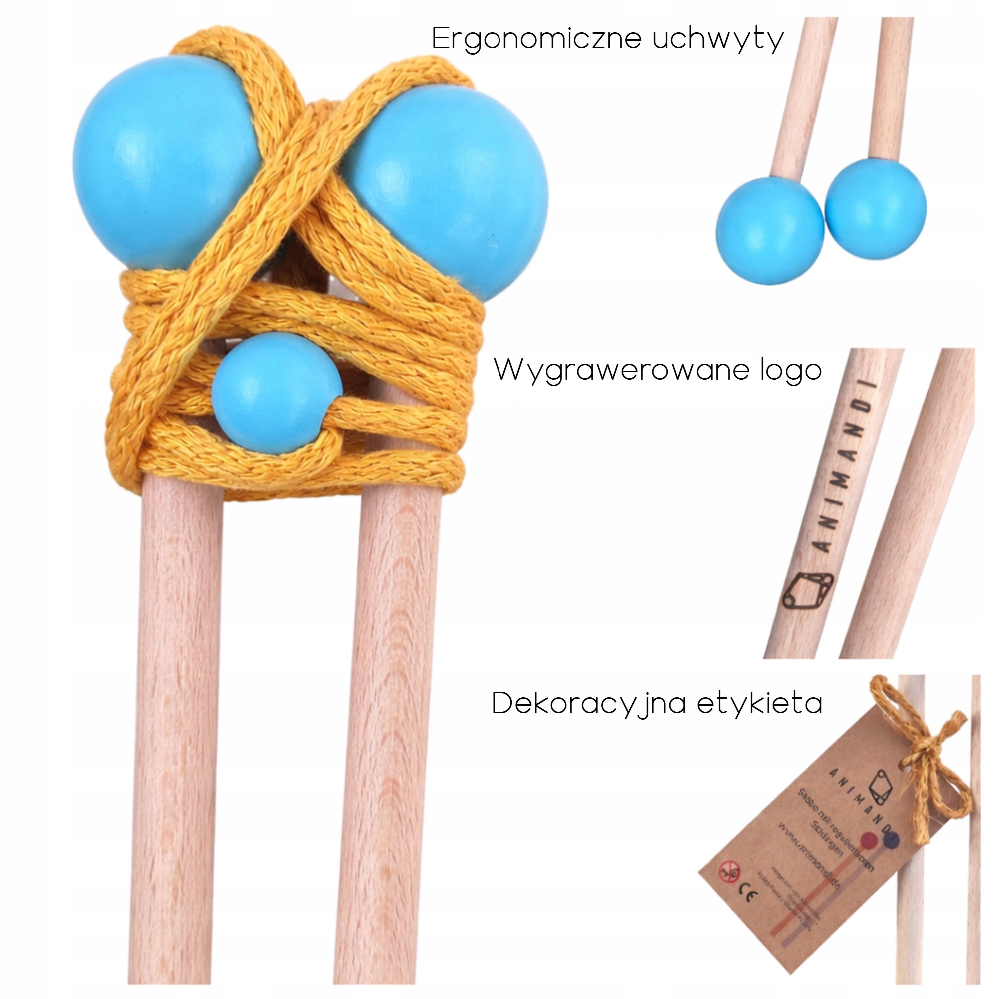 ANIMANDI Soap bubbles set wooden sticks PREMIUM + liquid 5L Manufacturer code KB_KONF