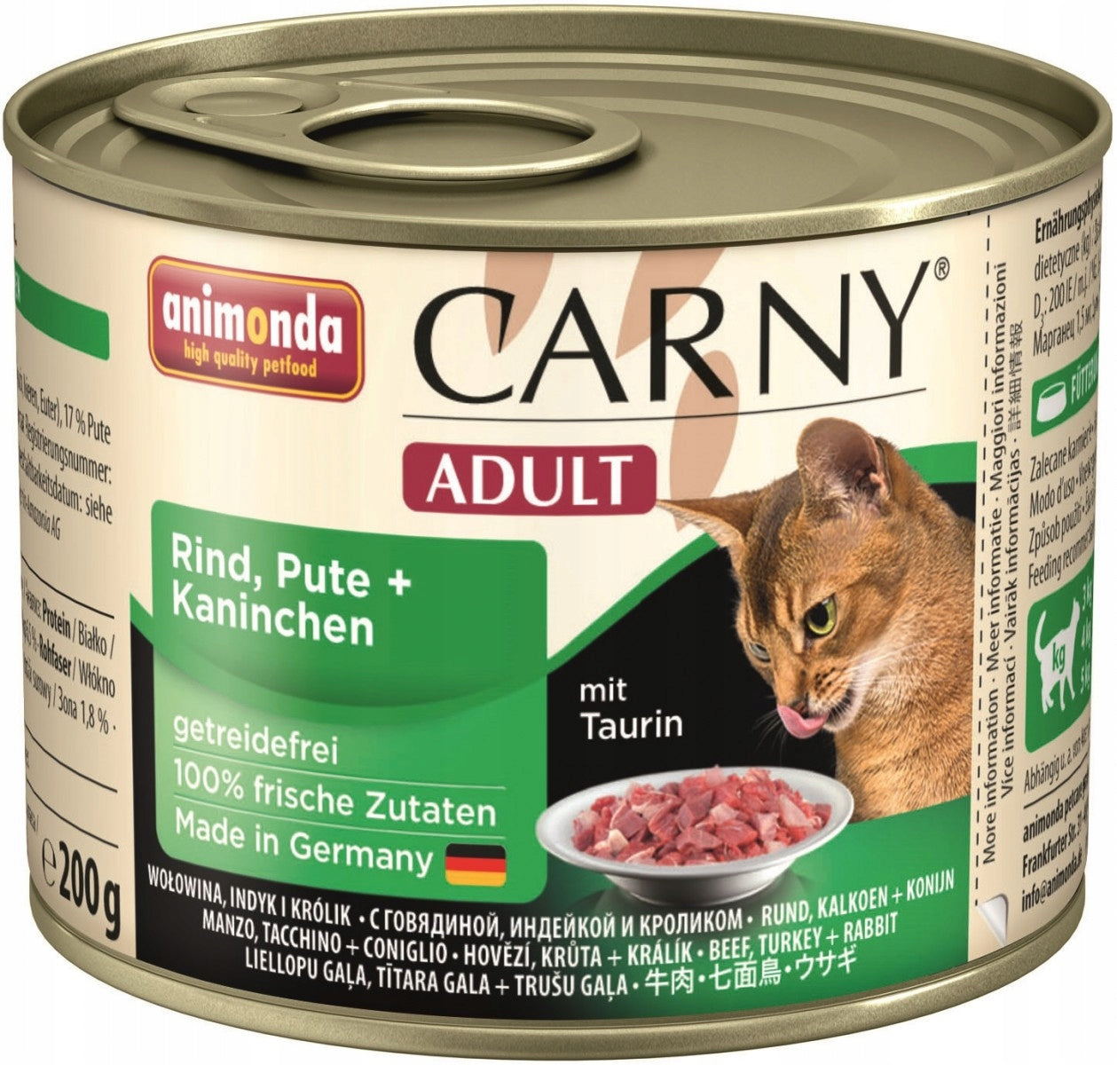 ANIMONDA Carny ADULT Beef Turkey Rabbit 200g EAN (GTIN) 4017721837095