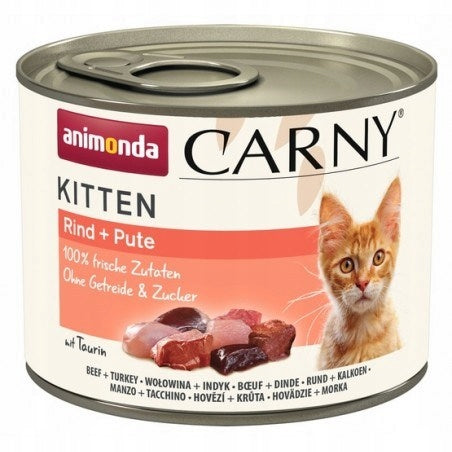 ANIMONDA Carny Kitten flavour: beef, turkey 200g