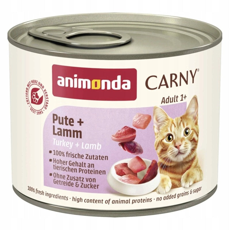 ANIMONDA Cat Carny Adult flavour: turkey, lamb 200g
