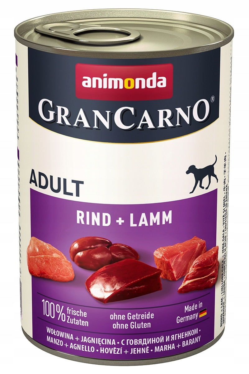 ANIMONDA GRANCARNO ADULT BEEF LAMB 400G