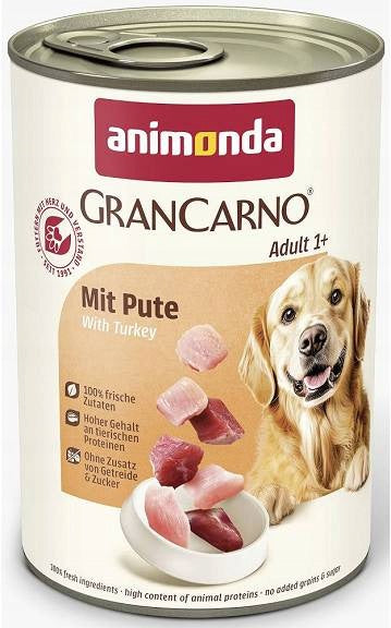 ANIMONDA GRANCARNO ADULT TURKEY FOR DOGS 400g