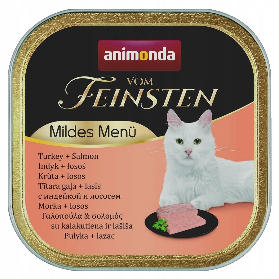 ANIMONDA VOM FEINSTEN CASTRATE TURKEY SALMON 100G