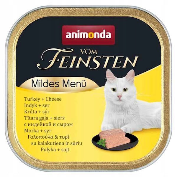 ANIMONDA VOM FEINSTEN CASTRATE TURKEY WITH CHEESE 100G