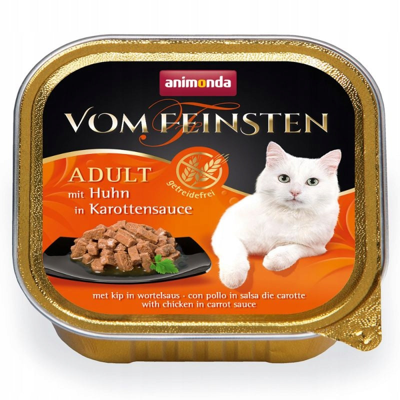 ANIMONDA VOM FEINSTEN CHICKEN CARROT SAUCE 100G DATE 16.09.2026