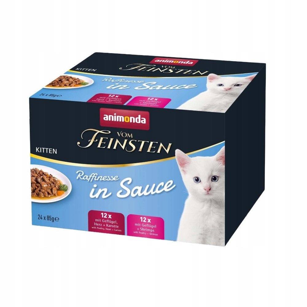 ANIMONDA VomFensten Raffinesse Mixpack Kitten poultry shrimp 24x85 Manufacturer code 4017721830096