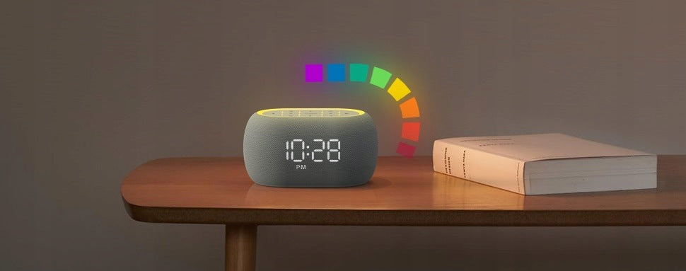 ANJANK Bluetooth sound alarm clock 21 sounds 7 night lights T1733 Brand no brand