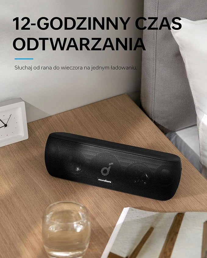ANKER SOUNDCORE MOTION+ 30W IPX7 BLUETOOTH SPEAKER Manufacturer code AK-A3116011