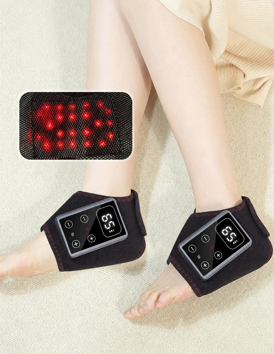 ANKLE AND FOOT MASSAGER WIRELESS HEATING VIBRATION RED LIGHT Manufacturer code 65687