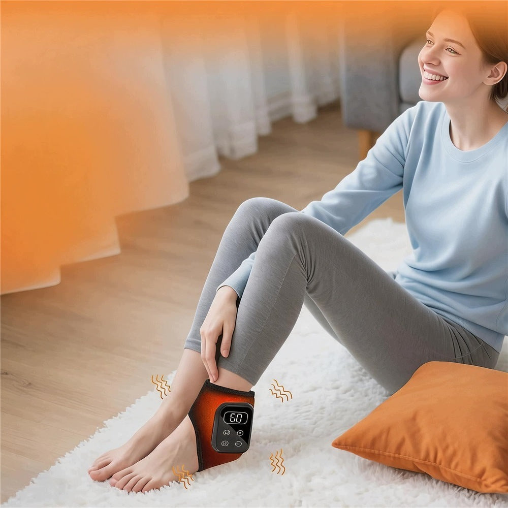 ANKLE AND FOOT MASSAGER WITH HEATING FIVE MODES WIRELESS USB Kind feet