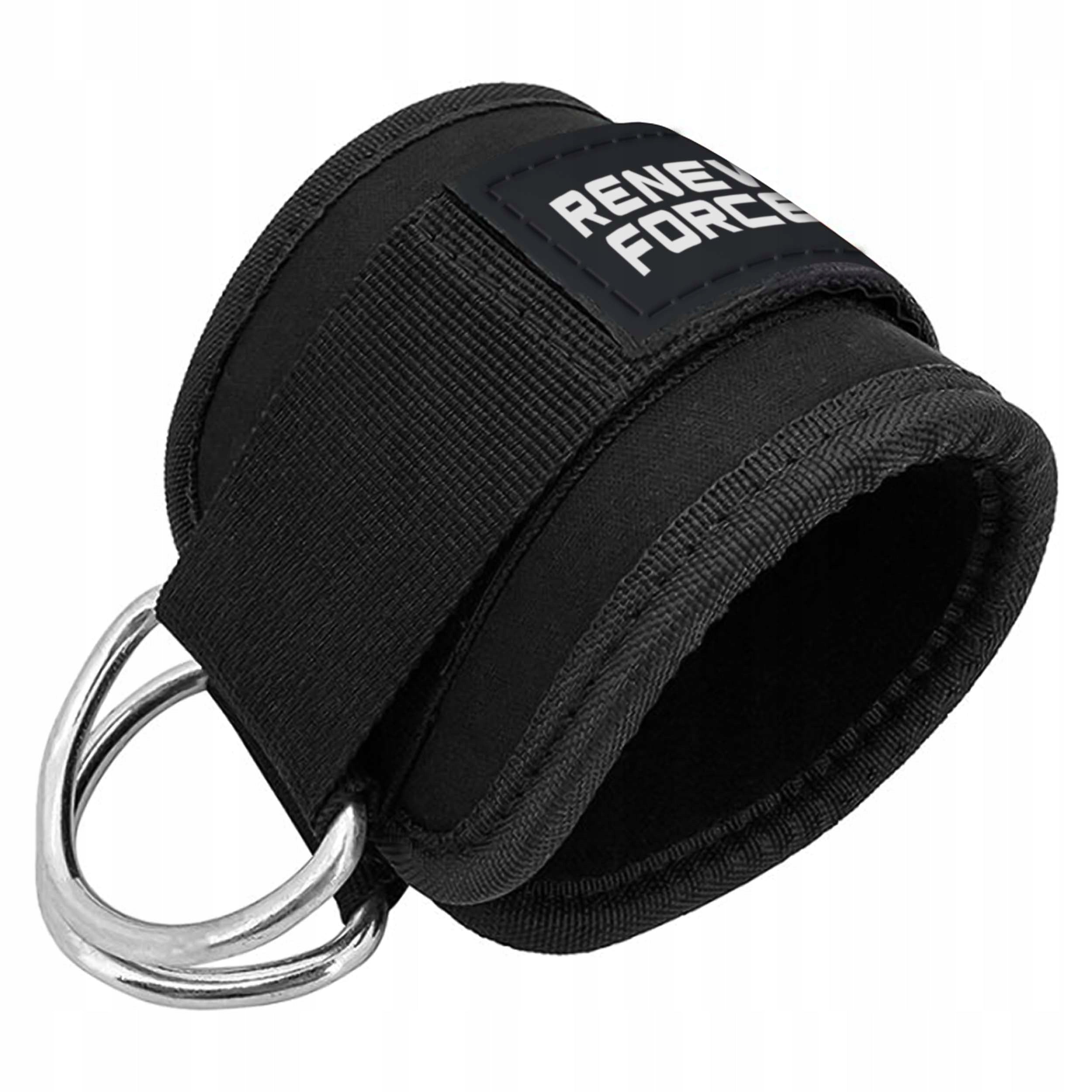 ANKLE HOLDERS TRAINING BANDS FOR LEG TRAINING 2 pcs BLACK Manufacturer code UCHWYTY NA KOSTKI NOGI STOPY WYCIĄG DO ATLASU